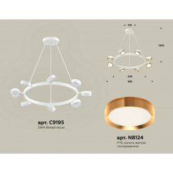 Комплект подвесного поворотного светильника Ambrella Light XB9195152