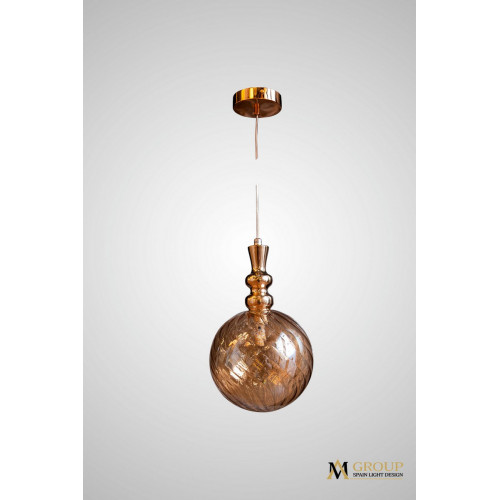 Подвесной светильник AM Group AM354-D200 AMBER Подвесной светильник AM Group AM354-D200 AMBER