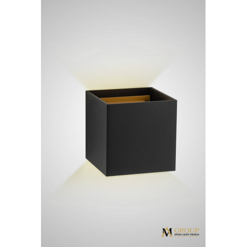 Светильник светодиодный для подсветки стен AM Group AM112-BK/GOLD Светильник светодиодный для подсветки стен AM Group AM112-BK/GOLD
