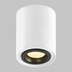 Светильник GU10 1*50W потолочный спот Белый / Черный IL.0005.2400-WBK IMEX