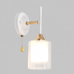 Бра настенное, 1*Е27, белый+золото MD.2188-1-W-WH+FGD IMEX
