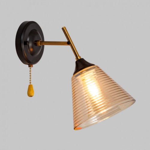 Бра настенное, 1*Е27, медь+черный MD.4250-1-W-COP+BK IMEX Бра настенное, 1*Е27, медь+черный MD.4250-1-W-COP+BK IMEX
