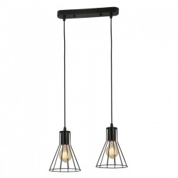 Люстра подвесная 2*60Вт E27 MD.6135-2-P BK IMEX