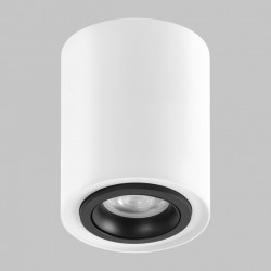 Светильник GU10 1*50W потолочный спот Белый / Черный IL.0005.2400-WBK IMEX