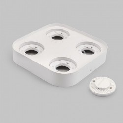 Светильник GX53 4*12W потолочный спот Белый IL.0005.2600-4-WH IMEX