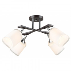Люстра потолочная 4*Е27 MD.5959-4-S-COFFEE+CH IMEX