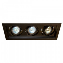 Светильник карданный MR16, 3*50W встраиваемый, GU5.3 BK IL.0006.6300 IMEX