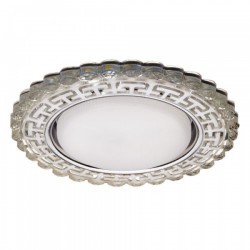 Светильник GX53+LED 4W 4000K, встраиваемый ПОЛИКРИСТАЛЛ CH/CLEAR+WH IL.0028.1915 IMEX