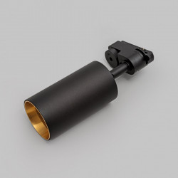 Светильник GU10 на однофазный трек 220V, Черный + Золото IL.0010.2157 IMEX