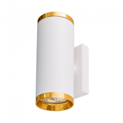 Светильник GU10 2*50W настенный спот Белый+Золото IL.0005.5215 GD IMEX
