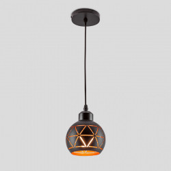 Люстра подвесная 1*60Вт E27 MD.2884-1-P BK+GD IMEX