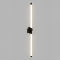 Бра настенное двойное LED 14W, матовый черный PLW-7048-1000SBK IMEX