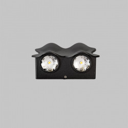 Светильник настенный LED 4x1W 4200K Черный 220V IP54 IL.0014.0019-4-BK IMEX