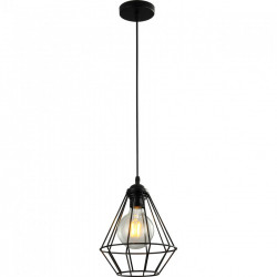 Люстра подвесная 1*60Вт E27 MD.1704-1-P BK IMEX