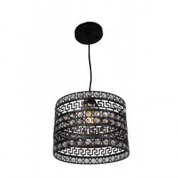 Люстра подвесная 1*60Вт E27 MD.1724-1-P BK IMEX