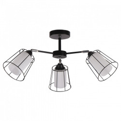 Люстра подвесная 3*60Вт E27 MD.24380-3-S BK+CH IMEX