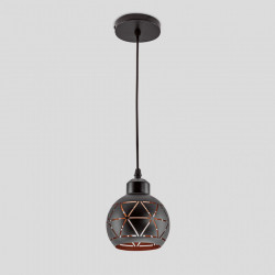 Люстра подвесная 1*60Вт E27 MD.2884-1-P BK+GD IMEX