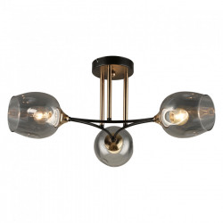 Люстра потолочная 3*60Вт E27 MD.4882-3-S COFFEE+FGD IMEX