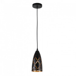 Люстра подвесная 1*60Вт E27 MD.2962-1-P BK+GD IMEX