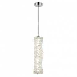 Люстра подвесная светодиодная, LED 18W, 3000К+4000К+6000К, К5 кристалл, 460 мм CR.0808-460-1-P-CH IMEX