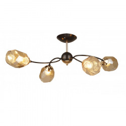 Люстра потолочная 4*Е27 MD.4249-4-S-COFFEE+FGD IMEX