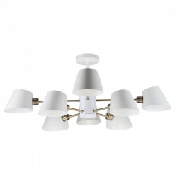 Люстра потолочная 8*60Вт E14 MD.9130-8-S WH+AB IMEX