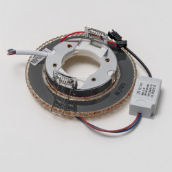 Светильник GX53+LED 4W 4000K, встраиваемый ПОЛИКРИСТАЛЛ CH/CLEAR+GD IL.0028.1670 IMEX