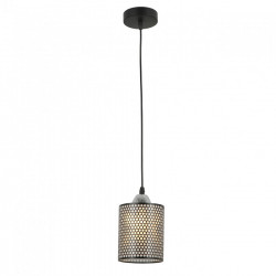 Люстра подвесная 1*60Вт E27 MD.6146-1-P BK+CH IMEX