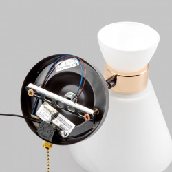 Бра настенное 1*Е27 MD.5692-1-W-COFFEE+FGD IMEX