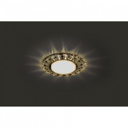 Светильник GX53+LED 4W 4000K, встраиваемый ПОЛИКРИСТАЛЛ CH/CLEAR+BK IL.0028.1318 IMEX