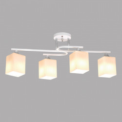 Люстра потолочная, 4*E27, белый+хром MD.6193-4-S-WH+CH IMEX