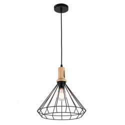 Люстра подвесная 1*60Вт E27 MD.0910-1-P BK IMEX
