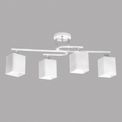 Люстра потолочная, 4*E27, белый+хром MD.6193-4-S-WH+CH IMEX