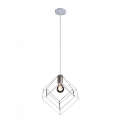 Люстра подвесная 1*60Вт E27 MD.0830-1-P WH+FGD IMEX