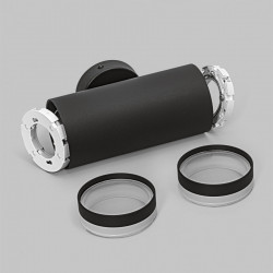 Светильник настенный GX53 2*12W Черный 220V IP44 IL.0014.0018-2-BK IMEX