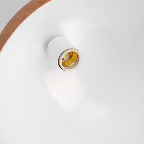 Люстра подвесная 1*Е27 MD.5660-1-P-WT+WOOD IMEX