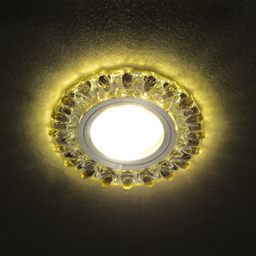 Светильник MR16+LED 3W 4000K встраиваемый ПОЛИКРИСТАЛЛ, AL/CLEAR+GREY IL.0027.1522 IMEX