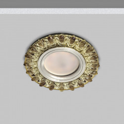 Светильник MR16+LED 3W 4000K встраиваемый ПОЛИКРИСТАЛЛ, AL/CLEAR+GREY IL.0027.1522 IMEX