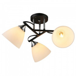 Люстра потолочная 3*60Вт E27 MD.2980-3-S BK+CH IMEX