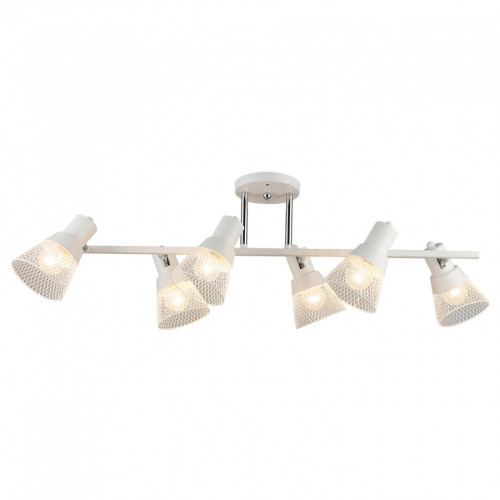 Люстра потолочная 6*40Вт E14 WH MD.4775-6-S WH+CH IMEX