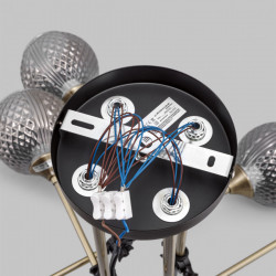 Люстра потолочная 8*Е27 MD.5299-8-S-AB+BK IMEX