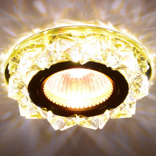 Светильник MR16+LED встраиваемый G/CLEAR 35Вт+LED 3Вт IL.0026.0603 IMEX