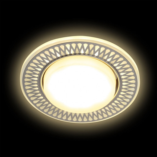 Светильник GX53+LED 4W 4000K, встраиваемый АКРИЛ CH/WH+CH IL.0031.0302 IMEX