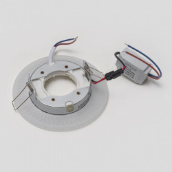 Светильник GX53+LED 4W 4000K, встраиваемый АКРИЛ CH/WH+CH IL.0031.0302 IMEX