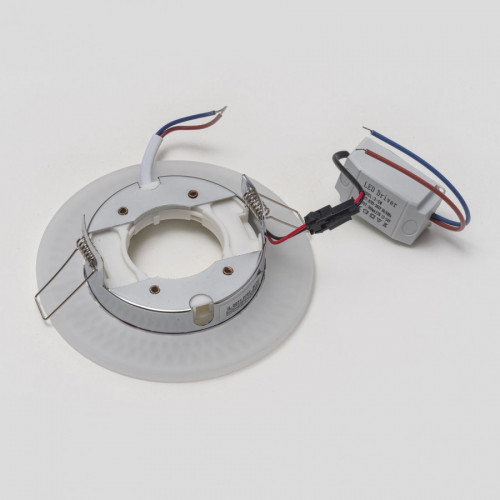 Светильник GX53+LED 4W 4000K, встраиваемый АКРИЛ CH/WH+CH IL.0031.0302 IMEX