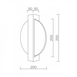 Настенный светильник LED4U L7389-250 BS