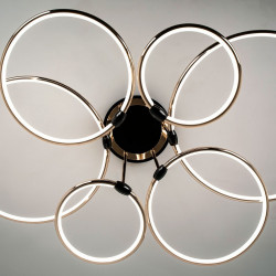 Потолочный cветильник LED4U L3301-6 GD-BK