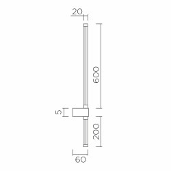 Настенный светильник LED4U L2232-800 CR