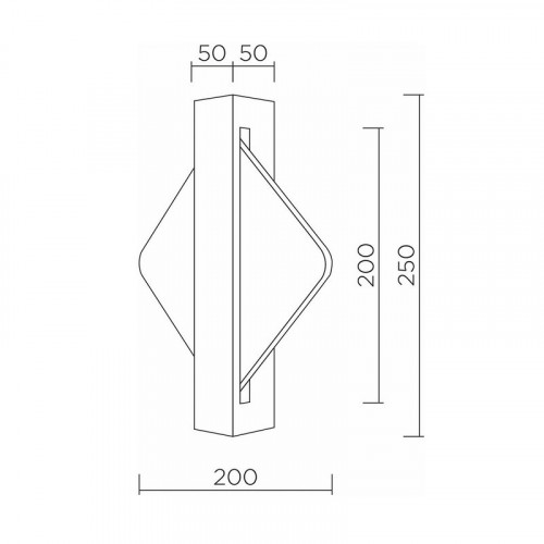 Настенный светильник LED4U L7388-250 BK Настенный светильник LED4U L7388-250 BK