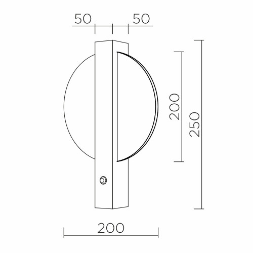 Настенный светильник LED4U L2230-300 WH